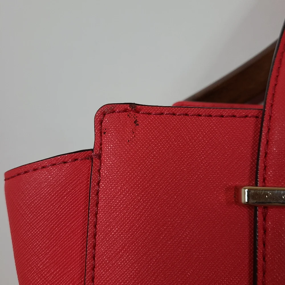 Kate Spade Red Shoulder Bag - Picture 3 of 8